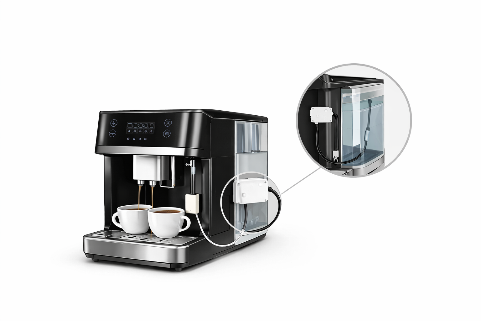 liquid sensor in coffee machine