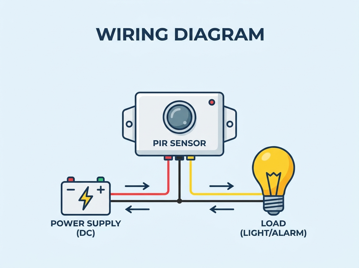 How to Wire a Passive Infrared Sensor